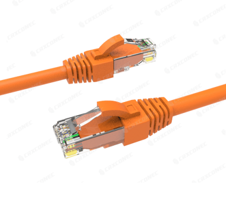 고품질 UL 인증 24 AWG Cat.6 UTP PVC 구리 케이블 패치 코드 1M 오렌지 색상 - UL 인증 24 AWG Cat.6 UTP 패치 코드